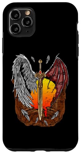 Halb Engel, halb Teufel Gut und Böse Gefallener Engel Hülle für iPhone 11 Pro Max Halb Engel, halb Teufel Gut und Böse Gefallener Engel Hülle für iPhone 11 Pro Max von Mrpotts73