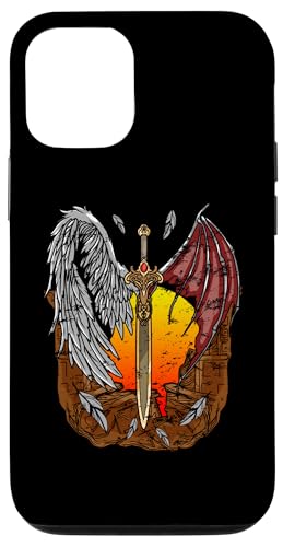 Halb Engel, halb Teufel Gut und Böse Gefallener Engel Hülle für iPhone 12/12 Pro Halb Engel, halb Teufel Gut und Böse Gefallener Engel Hülle für iPhone 12/12 Pro von Mrpotts73