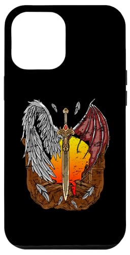 Halb Engel, halb Teufel Gut und Böse Gefallener Engel Hülle für iPhone 12 Pro Max Halb Engel, halb Teufel Gut und Böse Gefallener Engel Hülle für iPhone 12 Pro Max von Mrpotts73