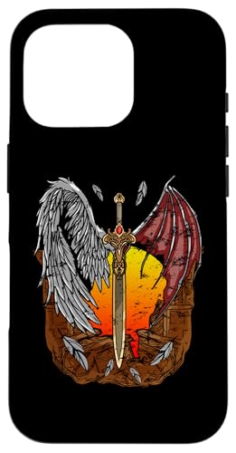 Halb Engel, halb Teufel Gut und Böse Gefallener Engel Hülle für iPhone 16 Pro Halb Engel, halb Teufel Gut und Böse Gefallener Engel Hülle für iPhone 16 Pro von Mrpotts73