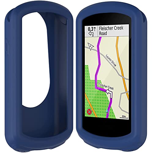 Msiall Schutzhülle Hülle kompatibel für Garmin Edge 1030/1030 Plus - Ganzkörper Schutzhülle Bumper | Silikon GPS Fahrrad Case Schutzhülle, Fahrradnavi Hülle- in Schwarz[2 Stück] von Msiall