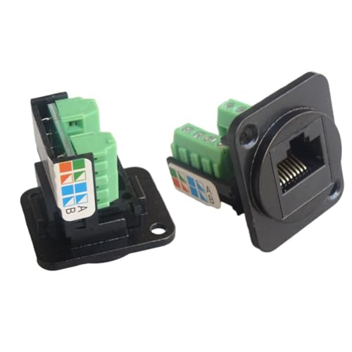 Mskidand RJ45 CAT5E Netzwerkkabel Scoket RJ45 Panel Installationsmodul Netzwerkkabel Extender Cat 5 Panel Stecker Mskidand RJ45 CAT5E Netzwerkkabel Scoket RJ45 Panel Installationsmodul Netzwerkkabel Extender Cat 5 Panel Stecker von Mskidand