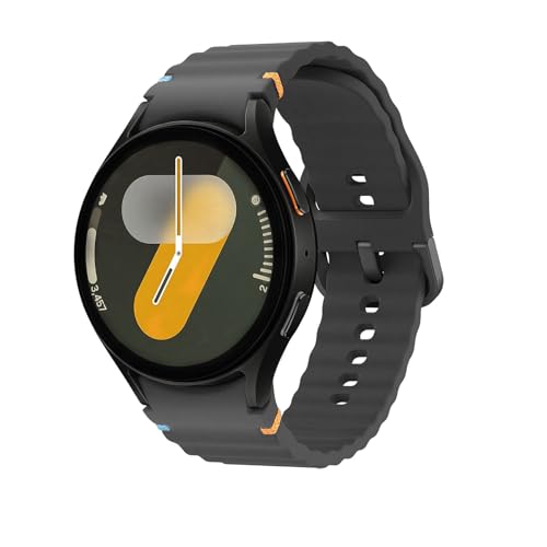 Sport Armband Kompatibel mit Samsung Galaxy Watch 7/6/5/4 40mm 44mm Herren Damen, No Gap 20mm Weiche Silikon Armbänder für Galaxy Watch FE 40 mm/6 Classic 43mm 47mm von Msksjer
