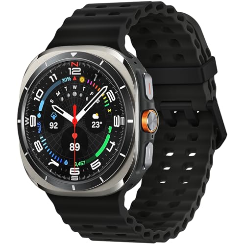 Marine Sport Armband Kompatibel mit Samsung Galaxy Watch Ultra Uhrenarmband Herren Damen, Atmungsaktive Weiche Silikon Ocean Wasserbeständig Armbänder für Galaxy Watch Ultra 47mm, No-Gap One Click Marine Sport Armband Kompatibel mit Samsung Galaxy Watch Ultra Uhrenarmband Herren Damen, Atmungsaktive Weiche Silikon Ocean Wasserbeständig Armbänder für Galaxy Watch Ultra 47mm, No-Gap One Click von Msksjer
