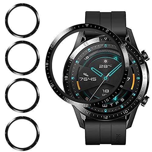 Msm-case [4 Stück Displayschutzfolie kompatibel mit Huawei Watch GT2 46mm, Kratzfest, empfindlicher Touch, einfache Anwendung, mattierte Folie, blasenfrei, einfache Installation, volle Abdeckung von Msm-case