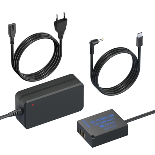 Mspalocell BLG10/BLE9E Dummy Akku Kit, AC-Netzteiladapter mit Akkuanschluss für Panasonic Lumix DMC-TX1 S6 GF3 GF5 GF6 GX7 GX85 GX9 ZS100 ZS200 TZ110 ZS80 LX100 II G100 Mspalocell BLG10/BLE9E Dummy Akku Kit, AC-Netzteiladapter mit Akkuanschluss für Panasonic Lumix DMC-TX1 S6 GF3 GF5 GF6 GX7 GX85 GX9 ZS100 ZS200 TZ110 ZS80 LX100 II G100 von Mspalocell