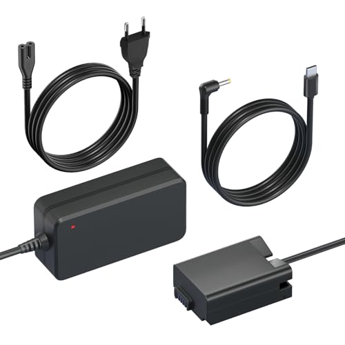 Mspalocell EN-EL25 Dummy Akku Kit, AC-Netzteiladapter mit Akkuanschluss für Nikon Z fc Zfc Z30 Z50 von Mspalocell