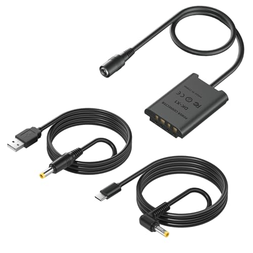 Mspalocell NP-BX1 Dummy Akku Kit, AC-Netzteiladapter mit Akkuanschluss für Sony Cybershot DSC RX1 RX1R RX100 II III VI Digital Cameras Mspalocell NP-BX1 Dummy Akku Kit, AC-Netzteiladapter mit Akkuanschluss für Sony Cybershot DSC RX1 RX1R RX100 II III VI Digital Cameras von Mspalocell