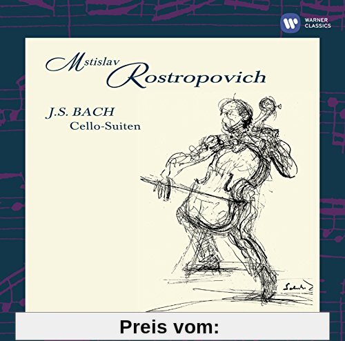 Cellosuiten von Mstislav Rostropowitsch