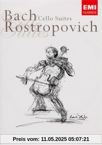 Bach, Johann Sebastian - Cellosuiten Nr. 1- 6 (2 DVDs) von Mstislaw Rostropowitsch