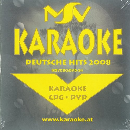 Deutsche Hits 2008 Karaoke [DVD-AUDIO] von Msv