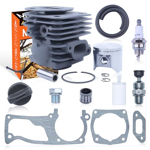 Mtanlo 47 mm Kolben und Zylinder für Husqvarna 357XP 359 EPA 357 XP Big Bore Kettensägen Dekompressionsventil, Zündkerze Nadellager 537157302 537157304 Mtanlo 47 mm Kolben und Zylinder für Husqvarna 357XP 359 EPA 357 XP Big Bore Kettensägen Dekompressionsventil, Zündkerze Nadellager 537157302 537157304 von Mtanlo