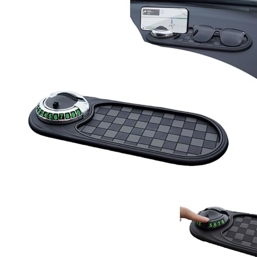 Multifunktions-Auto-Anti-rutsch-Matte,multifunktionale Auto-Anti-rutsch-Matte,deloyye Handy Halterung,biohofer Handyhalterung,360° Rotatable Non-Slip Dashboard Mat with Parking Number-E Multifunktions-Auto-Anti-rutsch-Matte,multifunktionale Auto-Anti-rutsch-Matte,deloyye Handy Halterung,biohofer Handyhalterung,360° Rotatable Non-Slip Dashboard Mat with Parking Number-E von Mtjbfv