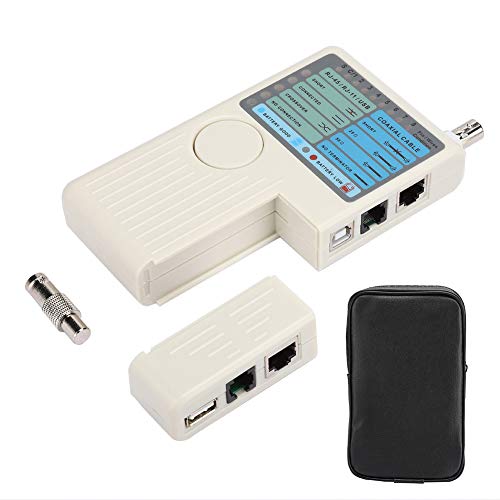 MTLAVISH-4-in-1-Remote-Netzwerkkabel-Kabel-Testerdetektor-Handgröße für das Testen von RJ45 RJ11-USB-BNC-Kabel vor und nach der Installation mit einem Test mehrerer LEDs und MTLAVISH-4-in-1-Remote-Netzwerkkabel-Kabel-Testerdetektor-Handgröße für das Testen von RJ45 RJ11-USB-BNC-Kabel vor und nach der Installation mit einem Test mehrerer LEDs und von Mtlavishness