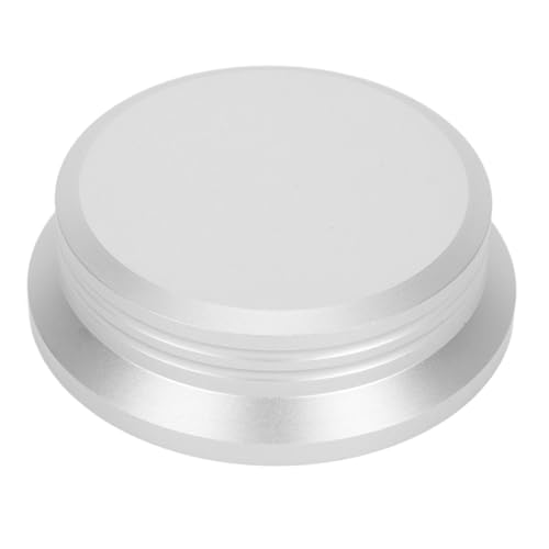 MTLAVISH -HiFi -Aluminiumlegierung Universal -Plattentable -Gewichtsklemme für LP -Aufzeichnungen Reduziert die Vibration Verbessert die für Gürtel geeignete Klangqualität und (Silber) von Mtlavishness