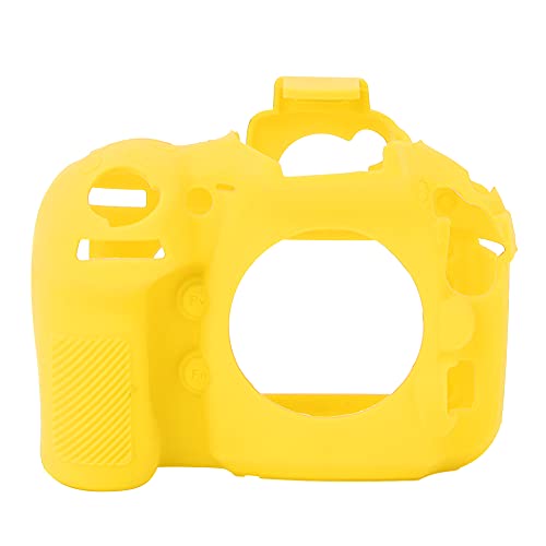 MTLAVISHISH -Soft Silicon Digitalkamera Schutzabdeckung für D810 Materials dehnbares, weiches und Komfortables Schutz vor Kratzern Beulen Staub und Schmutz Genauer Lochposition (Yellow) von Mtlavishness