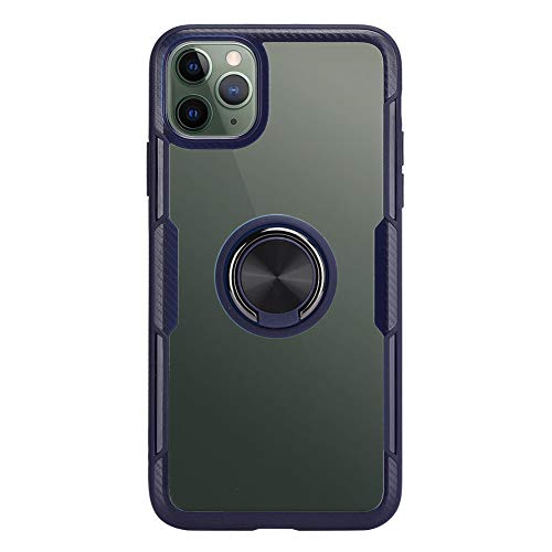 MTLAVISHY Transparent Schockdelie -Handy -Hülle mit Magnethalterring für 11 Pro Max dunkelblau ideal für den täglichen Gebrauch und Schutz Ihres Telefons 6,5 Zoll (iPhone11pro max (6,5 Zoll)) von Mtlavishness