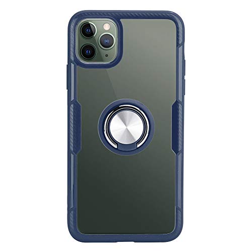 MTLAVISHY Transparent Schockdelie -Handy -Hülle mit Magnethalterring für 11 Pro Max dunkelblau ideal für den täglichen Gebrauch und Schutz Ihres Telefons 6,5 Zoll (iPhone11pro max (6,5 Zoll)) von Mtlavishness