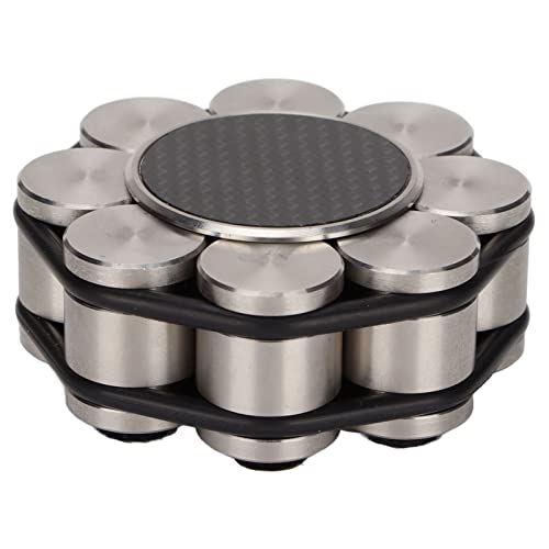 MTLavish -Disc -Stabilisator Edelstahl -Platten -Rekord -Gewichtsklemme für LP -Plattenspieler aus 304 Edelstahl- und Kohlefaser -Reduzieren von 304 Lebensmitteln, die unnötige von Mtlavishness