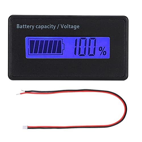 MTLavish GY-6GH-PCB-HTN-Batteriekapazitäts-Indikator LCD-Display mit blauem Licht einfach und effizient Einstellung zeigt die Batteriekapazität und Spannung für verschiedene (Blaues Licht) von Mtlavishness