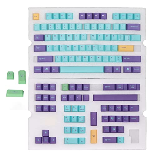 MTLavish -PBT -Schlüsselkaps mit 5 Seiten Sublimation und Kirschhöhe für DIY- und Gaming -mechanische Tastatur ideal für Wohnkultur- und mechanische Tastaturbegeisterte 150 Tasten von Mtlavishness