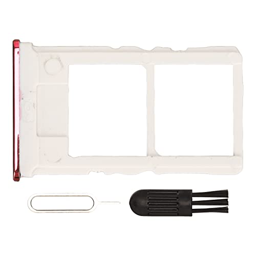 MTLavish SIM -Kartenschale Austausch für K20 Dauerhaftes Premium -Kunststoffmaterial für den SIM -Steckplatz Ihres Telefons ca. 3G Gewicht (Red) von Mtlavishness