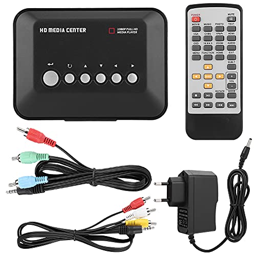 Mtlavish 1080p HDMI Media Audio Video Advertising Player High Definition Blu Ray Support SD -Karte USB -Host für Zuhause und Werbung verwenden Spiele 98% Videoformate mit AV- und von Mtlavishness