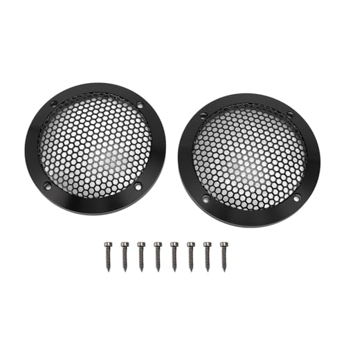 Mtlavish 2pcs Deckenlautsprecher Grill Cover 92 mm Eisen Aluminium Runde Lautsprecher Mesh Cover Kühlergrill Beschützer für Heimkino -Auto -Lautsprecher Mtlavish 2pcs Deckenlautsprecher Grill Cover 92 mm Eisen Aluminium Runde Lautsprecher Mesh Cover Kühlergrill Beschützer für Heimkino -Auto -Lautsprecher von Mtlavishness