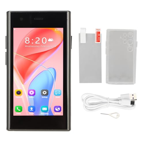 Mtlavish 3,0in Smartphone 3G 0,3 MP 2MP 1000MAH 854x480 Quad Core Ultra dünn 2 GB RAM 16 GB ROM kleines Mobiltelefon für Android 8.1 (Grün) von Mtlavishness