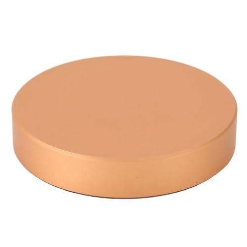 Mtlavish Aluminiumlegierung Hi fi Rekord -Gewicht Stabilisator Klemme für Vibrationen ausbalanciertes Silber ideal für Gürtel und Direktantriebsausfälle mit CNC -präzisem (Gold) von Mtlavishness