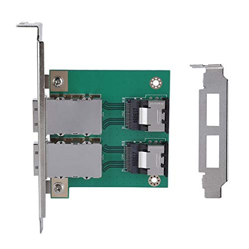 Mtlavish Dual SAS 36p 26p SFF8087 zu SFF 8088 Server Adapter Board Converter ideal für Serverbenutzer, die Externe Gehäuse umweltfreundlich umweltfreundlich sind Mtlavish Dual SAS 36p 26p SFF8087 zu SFF 8088 Server Adapter Board Converter ideal für Serverbenutzer, die Externe Gehäuse umweltfreundlich umweltfreundlich sind von Mtlavishness