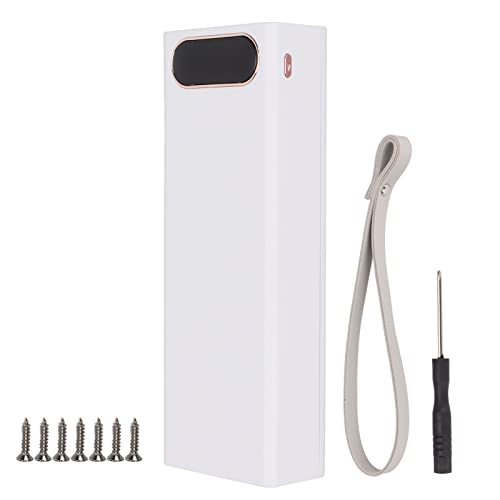 Mtlavish Fastlary Power Bank Hüllen für Smartphones hohe Kapazität mit Zwei USB -Strombanken und Smart -Batterie ideal für unterwegs 20 Batteriekoffer 22 5W Fast Lade -ABS (Weiß) von Mtlavishness