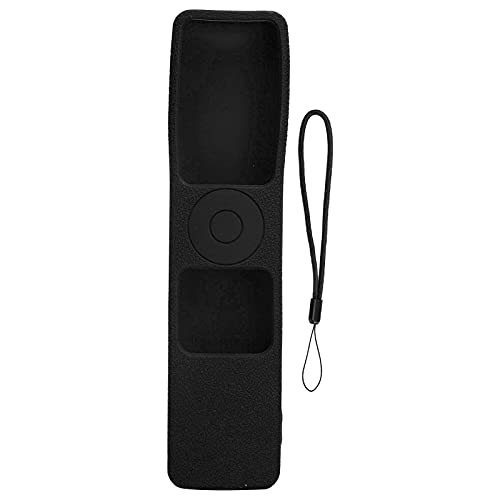 Mtlavish -Fernbedienung Silikon -Cover für 4S -Fernseher Effektiver schocksicherer und gleitender umweltfreundlicher Schutz Ihrer Fernsehfernbedienung, wenn Sie Ihren 4S (Black) von Mtlavishness