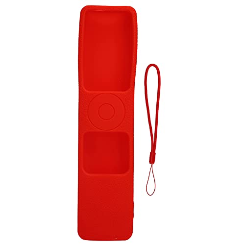 Mtlavish -Fernbedienung Silikon -Cover für 4S -Fernseher Effektiver schocksicherer und gleitender umweltfreundlicher Schutz Ihrer Fernsehfernbedienung, wenn Sie Ihren 4S (Red) von Mtlavishness