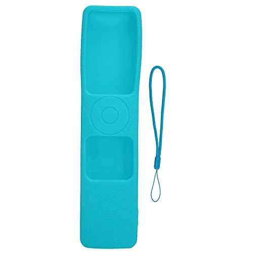 Mtlavish -Fernbedienung Silikon -Cover für 4S -Fernseher Effektiver schocksicherer und gleitender umweltfreundlicher Schutz Ihrer Fernsehfernbedienung, wenn Sie Ihren 4S (Tropical Blue) von Mtlavishness