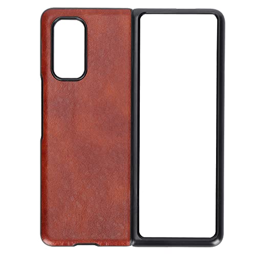 Mtlavish Handy Leder Hülle für Mix Fold Allein inklusive mit materiellem Erscheinungsbild und hervorragendem Handgefühl für tägliche Verwendung von ABS Plus Ledermaterial ca. 35 (Brown) von Mtlavishness