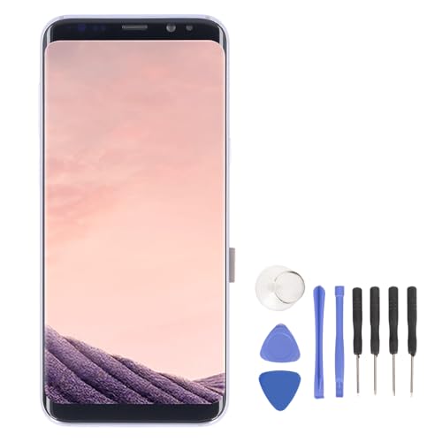 Mtlavish Phone Bildschirm Ersatz mit Rahmenreparaturwerkzeugen 6,2 Zoll Telefonbildschirm Digitizer Montage für S8 plus G955U SM G955U G955F G955A (Grau) von Mtlavishness