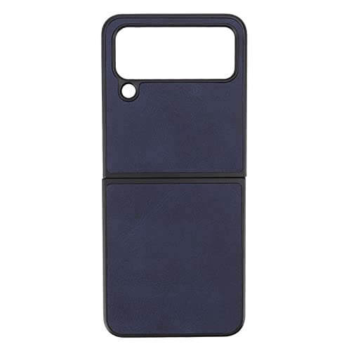 Mtlavish Premium Synthetic Leder Scratch Proof Anti Drop -Schutzhülle für Faltbildschirm -Smartphones ideal für den täglichen Gebrauch und das Geben für Z Flip 4 (Blau) von Mtlavishness