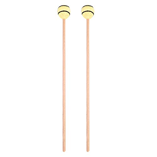 Mtlavish Professional Yarn Head Keyboard Marimba Mallets mit glatten Griffen ideal für alle Arten von Bass -Percussion spielen zwei Schlägel in einem Paar aus Woll -Acrylmischung Mtlavish Professional Yarn Head Keyboard Marimba Mallets mit glatten Griffen ideal für alle Arten von Bass -Percussion spielen zwei Schlägel in einem Paar aus Woll -Acrylmischung von Mtlavishness