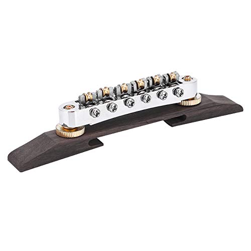 Mtlavish Rosewood Basis Bridge Roller Sättel für SG LP -Jazzgitarre Haltelbare und Proof aus soliden Zoinc -Legierung und Rosenholz ideal für die Höhe der Gitarrenschnur und die Mtlavish Rosewood Basis Bridge Roller Sättel für SG LP -Jazzgitarre Haltelbare und Proof aus soliden Zoinc -Legierung und Rosenholz ideal für die Höhe der Gitarrenschnur und die von Mtlavishness