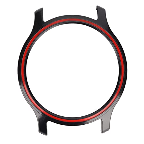 Mtlavish Smart Watch Full Cover -Schutzrahmen für Smart Watches bietet einen dauerhaften Verschleißschutz im täglichen Sport und regelmäßige Verwendung von Kunststoffmaterial ca. (Schwarz rot) von Mtlavishness