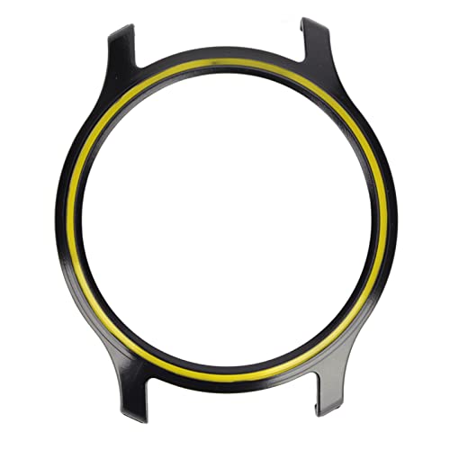 Mtlavish Smart Watch Full Cover -Schutzrahmen für Smart Watches bietet einen dauerhaften Verschleißschutz im täglichen Sport und regelmäßige Verwendung von Kunststoffmaterial ca. (Schwarzgelb) von Mtlavishness