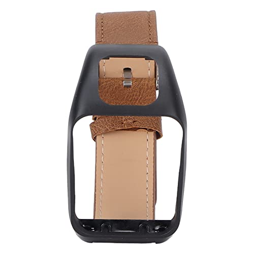 Mtlavish SmartWatch Band Retro Leder -Handgelenksgurt ideal für tägliche Verschleiß- und Sportaktivitäten für Runner3 Abenteurer Leicht 15G (Braun) von Mtlavishness