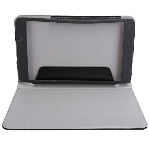 Mtlavish Tablet PU -Fall Antifall Antislip Stand Cover ideal für Alldocube iPlay 8t während des Betrachtens von Lesen und tägliche Verwendung von PU mit kantigem Design (Schwarz) von Mtlavishness