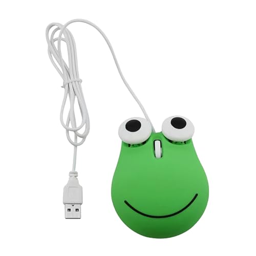 Mtlavish USB Kabel -Niedliche Maus für Kinder Ergonomisches Design tierischer Grün Frosch Form Corded Computer Maus für Laptop -PC Mtlavish USB Kabel -Niedliche Maus für Kinder Ergonomisches Design tierischer Grün Frosch Form Corded Computer Maus für Laptop -PC von Mtlavishness
