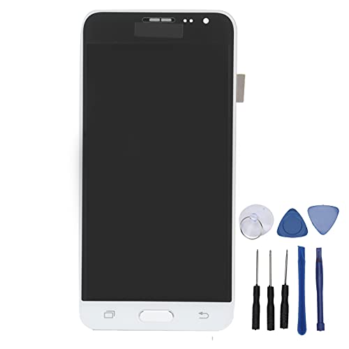 Mtlavish ausgezeichnetes LCD -Display Touch Digitizer Montage -Bildschirm Austausch speziell für das J320 Mobiltelefon mit perfektem Anwendbarkeit und (Weiß) von Mtlavishness