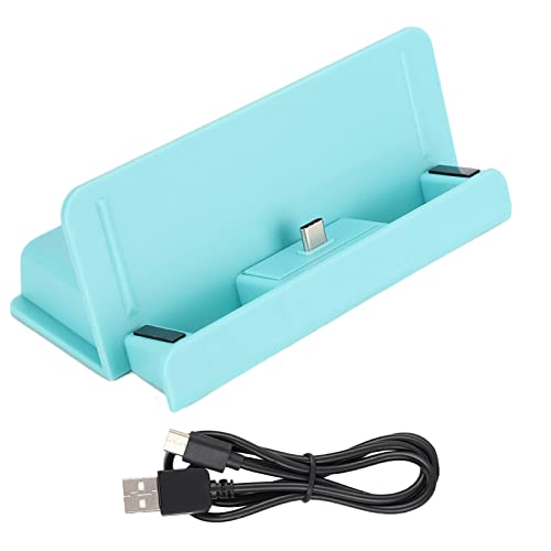 Mtlavish für Lite Konsole Ladeständer und Wiederaufladungsspielzubehör Blau ergonomisches Design kompaktes Leichtgewicht Typ C -Schnittstelle mit Konsolenadapter Mobile Power (Blau) von Mtlavishness