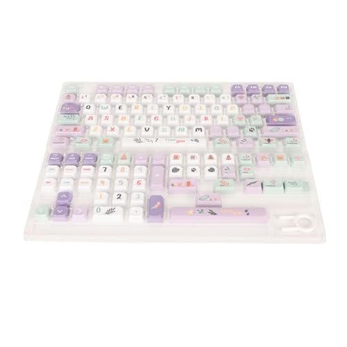 Mtlavishness 124-Tasten-Tastenkappen für mechanische Tastaturen, Premium-PBT-Material, XDA-Höhe, Wärmesublimierung, passend für die meisten mechanischen Tastaturen wie 61, 87, 96, Mtlavishness 124-Tasten-Tastenkappen für mechanische Tastaturen, Premium-PBT-Material, XDA-Höhe, Wärmesublimierung, passend für die meisten mechanischen Tastaturen wie 61, 87, 96, von Mtlavishness