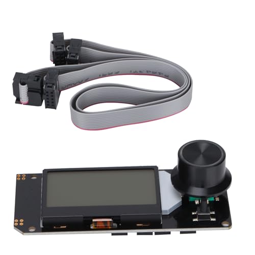 Mtlavishness 12864 LCD-Anzeigemodul, ausgestattet mit integriertem Speicherkartensteckplatz, ideal für Marlin DIY 3D-Druckzubehör mit 12864 LCD-Bildschirm (Black on RGB) von Mtlavishness