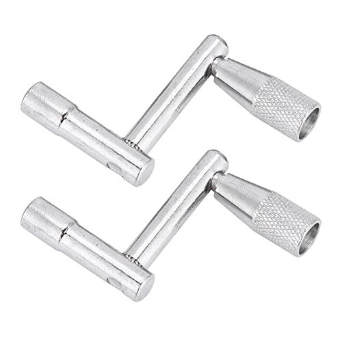 Mtlavishness 2 Teile kontinuierliche Bewegung Drum -Tuningschlüssel Dauerhafte Percussion -Hardware -Werkzeug zum rotierenden Trommelschrauben Einstellen der Trommeloberfläche und von Mtlavishness